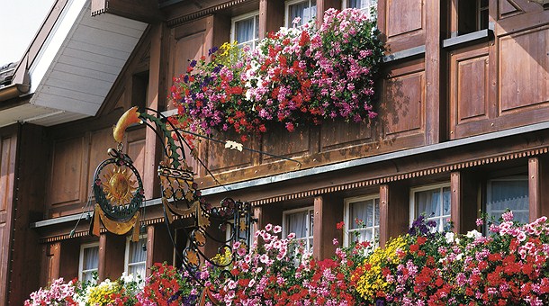 Balcones decorados en verano