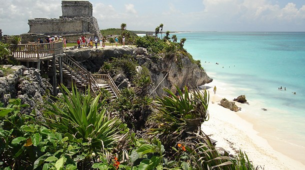Cala en la playa