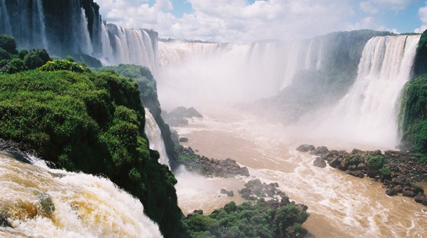 Cataratas de cerca