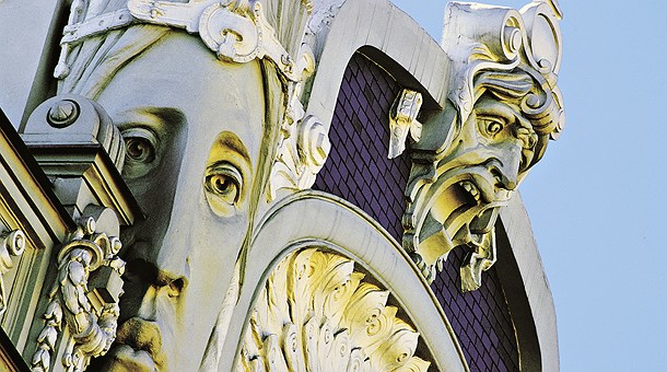 Deatalle de la fachada, Riga