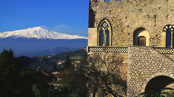 El Etna desde Taormina