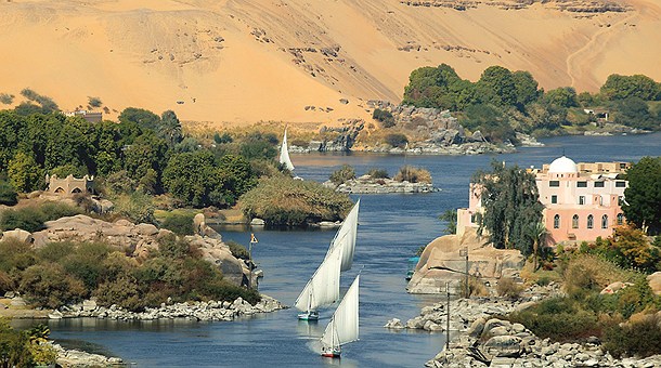 Falúas en Aswan