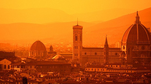Florencia al atardecer Florencia al atardecer