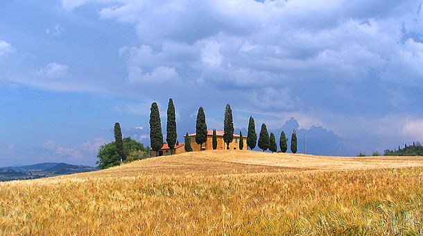 Paisaje en la Toscana 