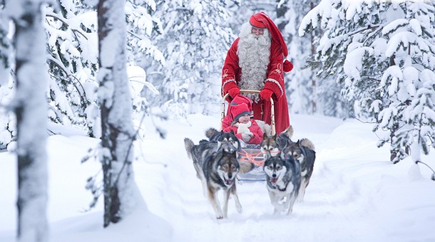 Papá Noel en Rovaniemi Papá Noel en Rovaniemi