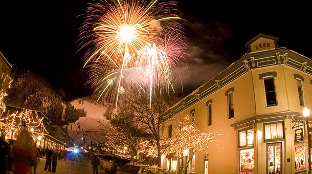 Pueblo de la estación de esquí de Aspen