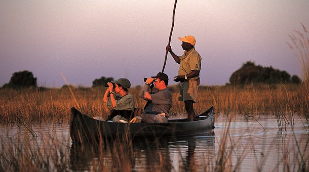 Safari en Mokoro por el Delta del Okavango 