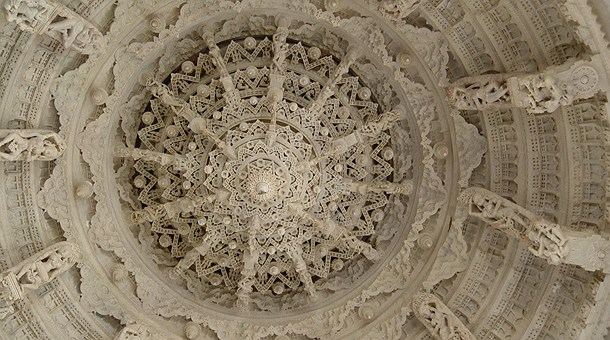 Techo con flor de loto, Ranakpur