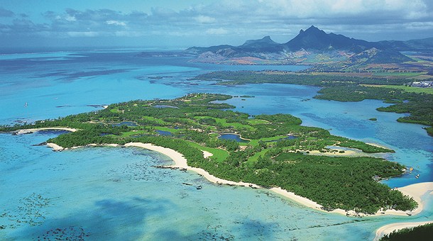 Vista aérea de Mauricio 