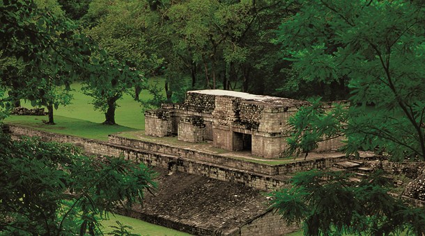 Vista de Ruinas de Copan
