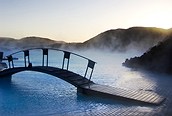 Aguas termales en Blue Lagoon, Reykjavik