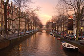 Atardecer en Amsterdam