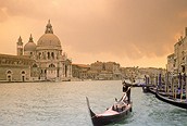 Atardecer en el gran canal, venecia