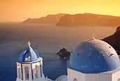 Aterceder en Santorini