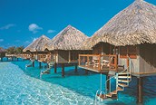 Bungalows, Tahiti