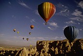 En globo por la Capadocia turca