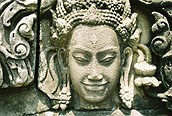 Figura en Angkor Wat, Siem Reap