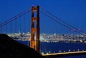 Golden Gate de noche, San Francisco 