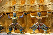 Guardianes del Templo, Bangkok