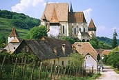 Iglesia foicada cerca de Sighisoara, Transylvania