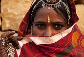 Mujer india en Jaipur