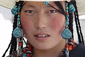 Mujer tibetana