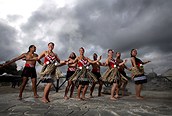 Nativos bailando, Rotorua