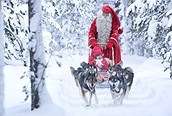 Papá Noel en Rovaniemi 