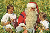 Santa Claus en verano
