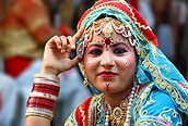 Sari, el traje típico indio