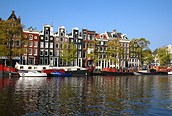 Vista del canal, Amsterdam