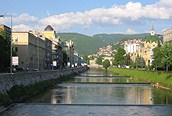 Vista sobre el rio, Sarajevo