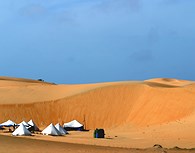 Acampada en el desierto de St. Louis