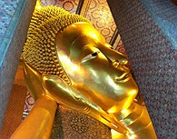Buda Reclinado de cerca, Bangkok