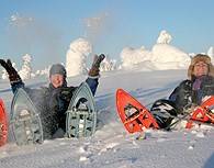 Disfrutando de la nieve, Laponia