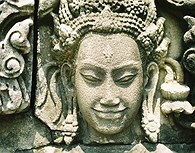 Figura en Angkor Wat, Siem Reap