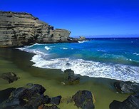 Green Beach, Big Island, Hawaii