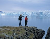 Impresionantes vistas en ilulissat, Groenlandia