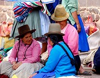 Mercado local de Pisac