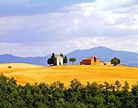 Paisaje en la Toscana 