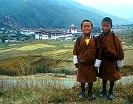 Pequeños monjes, Thimpu