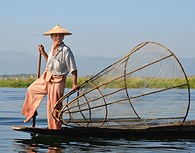 Pescador de Myanmar