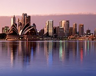 Reflejos en la Bahía de Sydney