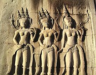 Relieve de Apsaras en Angkor