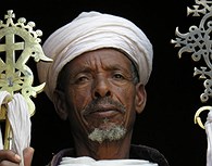 Religioso en Lalibela 