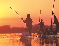 Safari en Mokoro por el Delta del Okavango 