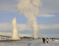 Strokkur en invierno