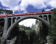 Trenes panorámicos suizos 
