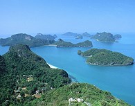 Vista aérea de Koh Samui