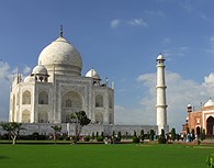 Vista del Taj Mahal, Agra